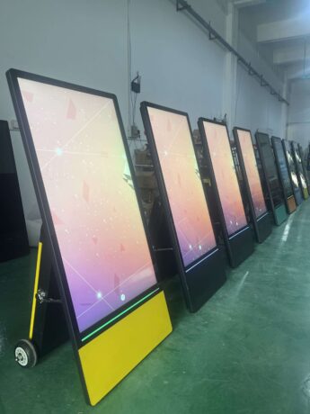 mobile 43 inch digital kiosk